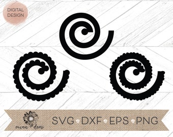 Download Rolled Rose Svg Etsy