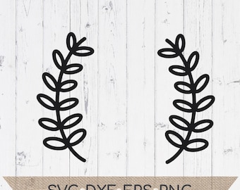 Download Download Half Leaf Wreath Svg Free for Cricut, Silhouette ...