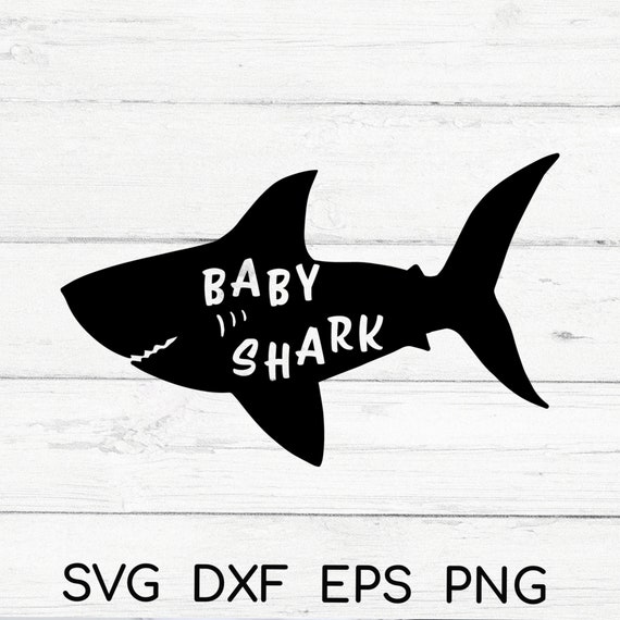 Download Baby Shark Svg Shark Cricut Cut File Shark Silhouette Cut Etsy SVG, PNG, EPS, DXF File