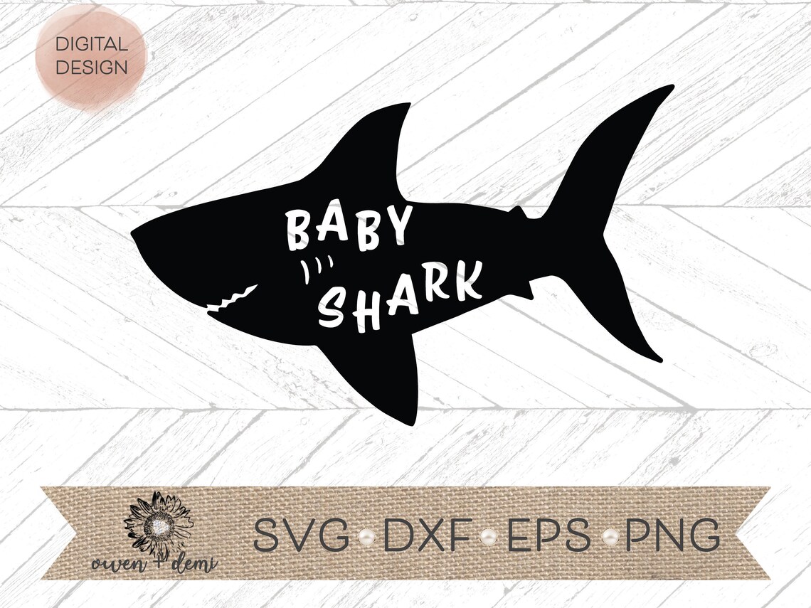 Free Free 136 Baby Shark Silhouette Svg SVG PNG EPS DXF File