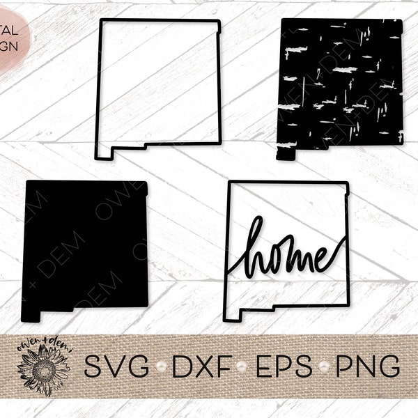New Mexico Outline - Etsy