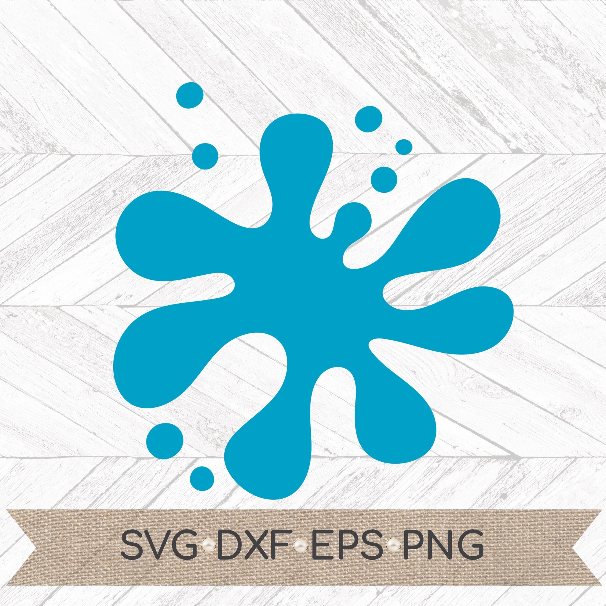 Paint Splatter Colorful SVG Colorful Paint Splatter Clip Art | Etsy