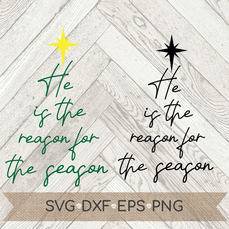 He is the Reason for the Season SVG Christmas svg | Etsy