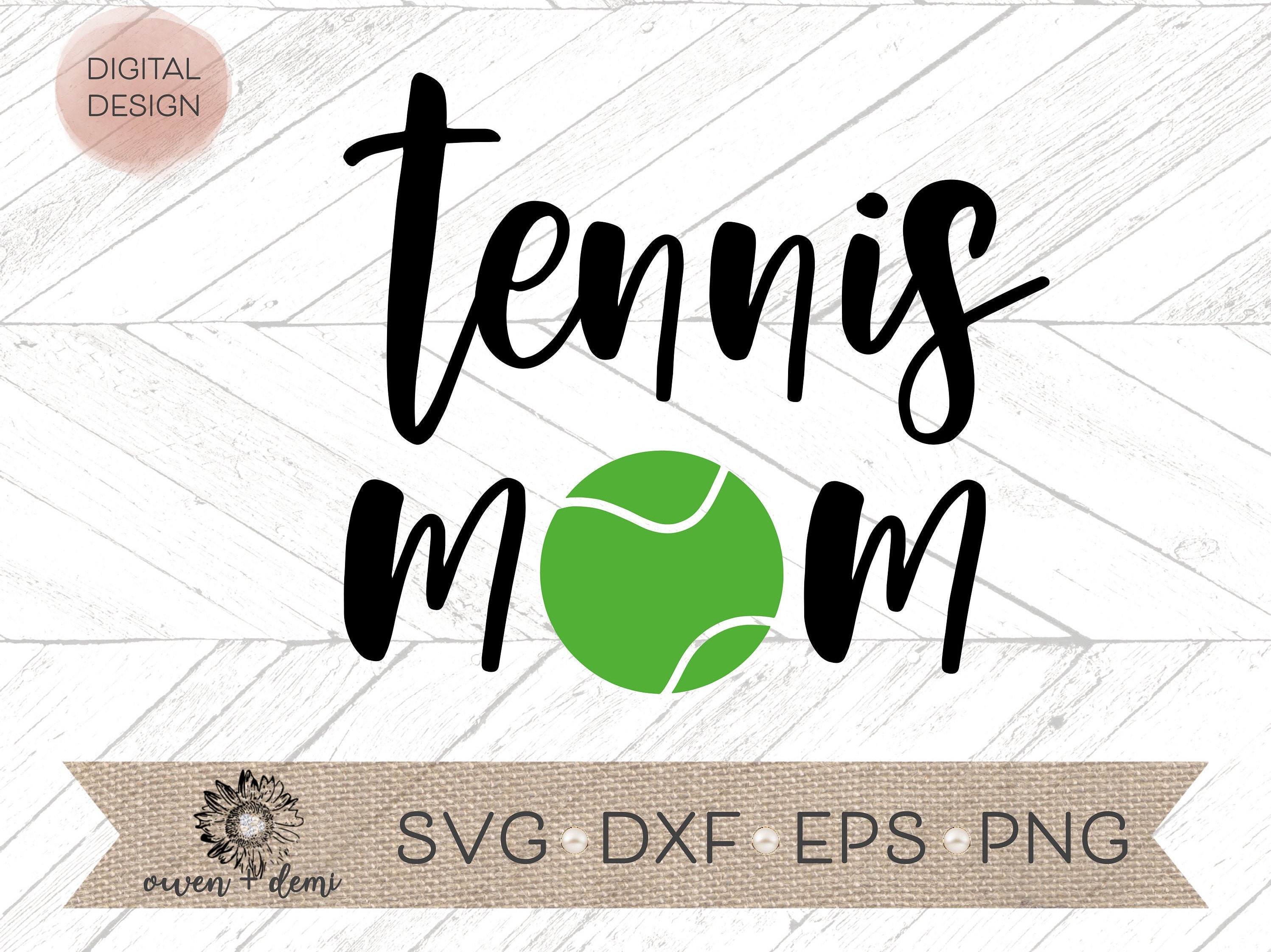 Tennis mom svg tennis svg mom tennis cutfile tennis  etsy