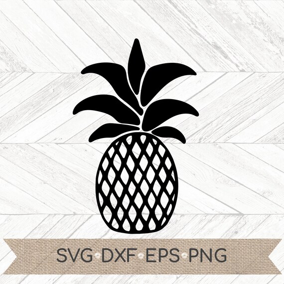 Heart Pineapple SVG PNG DXF \u2022 Svg File for Silhouette Cricut \u2022 Print Stencil Transfer Iron-on Vector Pineapple Clipart Love Pineapple