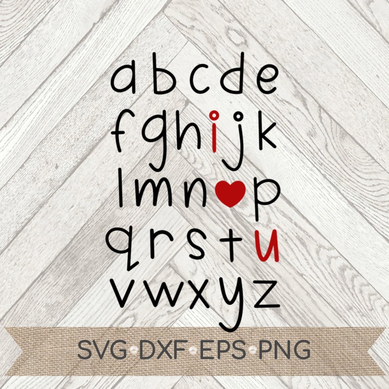 Download I love you alphabet svg I love you dxf eps png Valentine ...