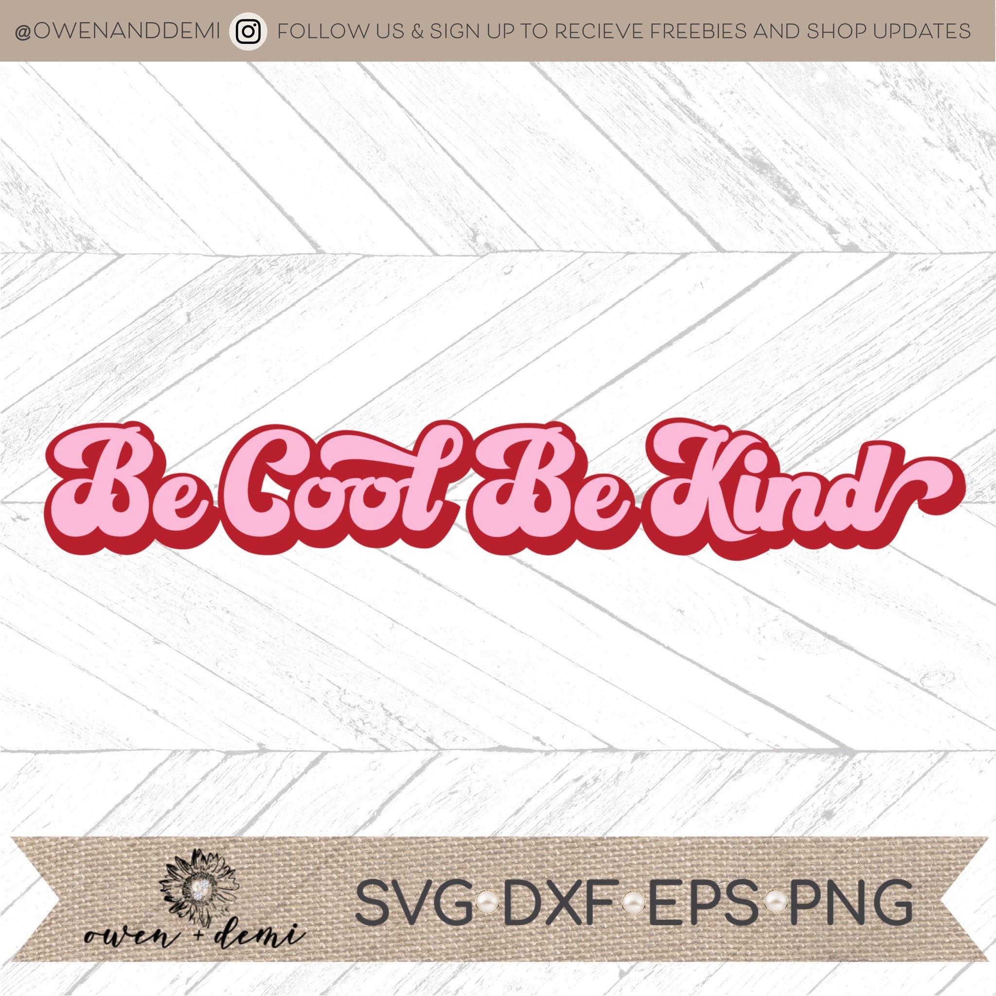 Be Cool Be Kind SVG Retro Be Kind SVG Be Kind Cricut Cut Etsy UK