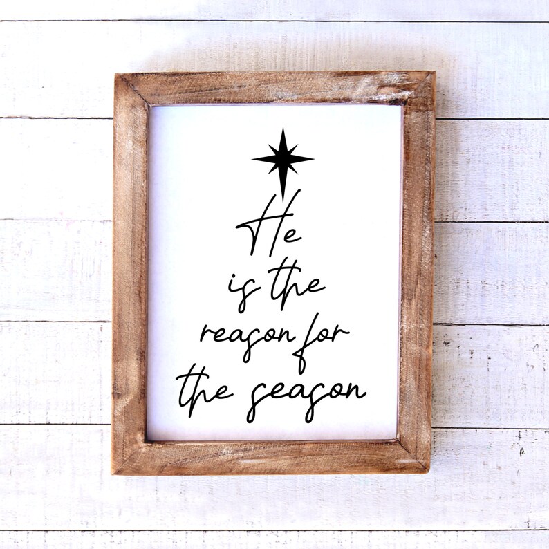 He is the Reason for the Season SVG Christmas svg | Etsy