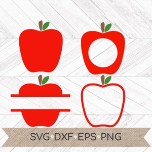 Apple Svg Etsy