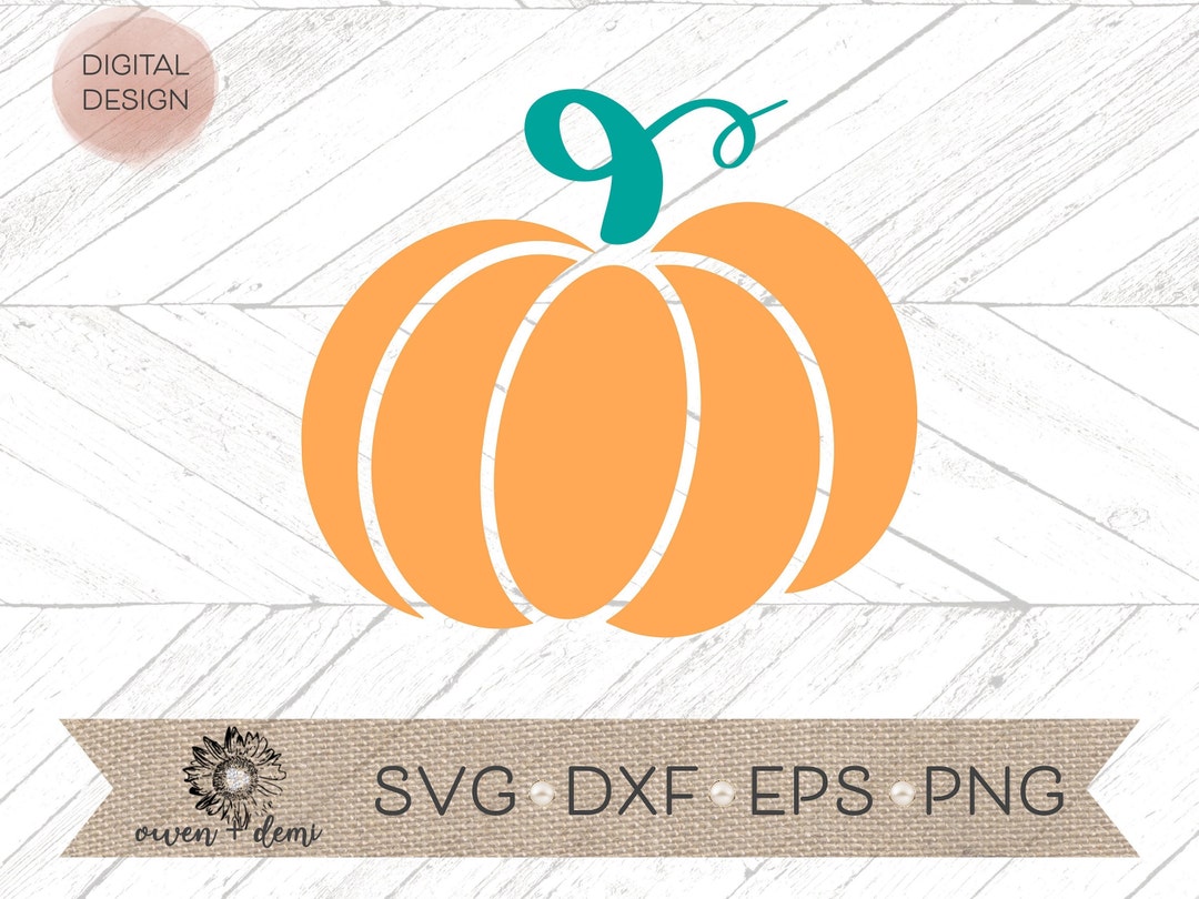 Pumpkin SVG Cute Pumpkin Svg Svg for Cricut Svg for Silhouette Pumpkin