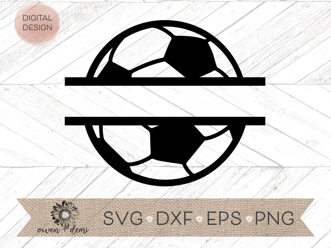 Split Soccer Ball Svg Soccer Ball Svg, Cut File Soccer Ball Cricut Svg