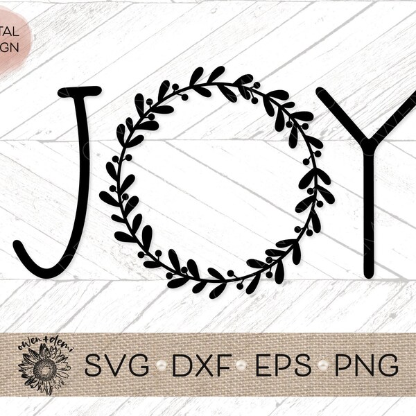 Joy Wreath - Etsy
