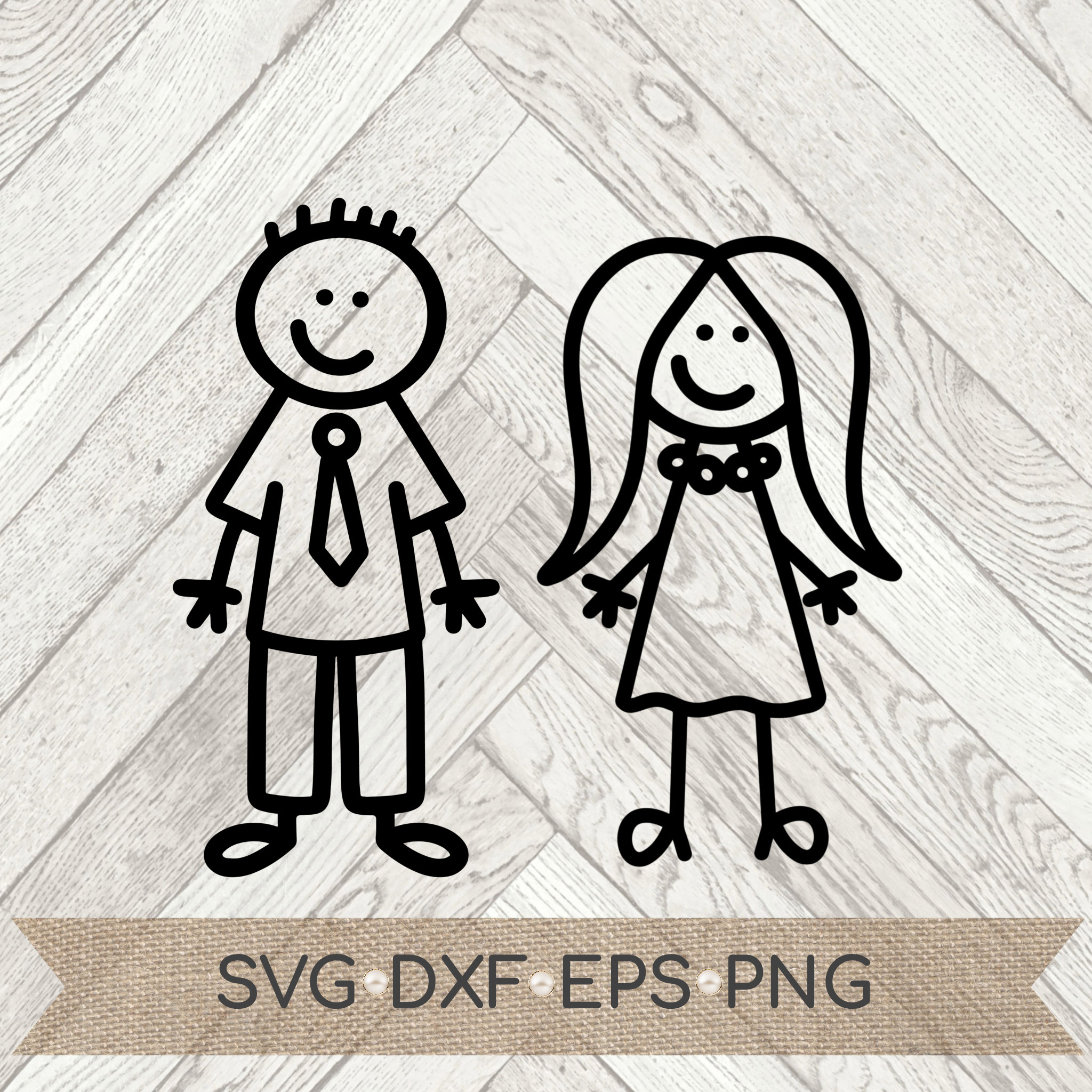 Download Stick Figure Family svg Stick Family svg dxf png eps | Etsy