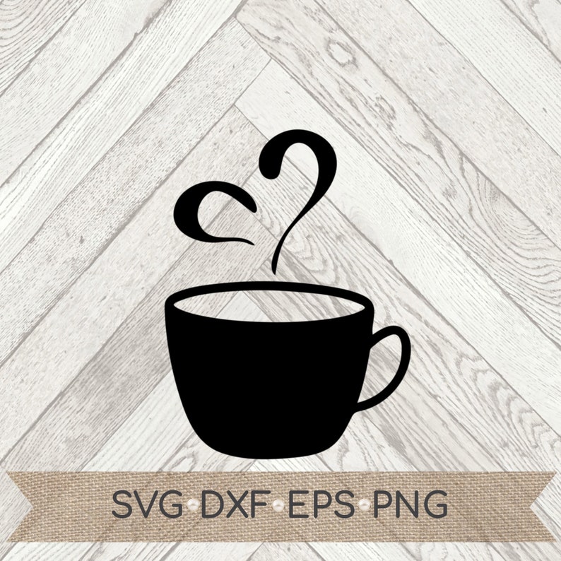Download Mug svg Mug with heart steam svg Coffee svg coffee svg | Etsy