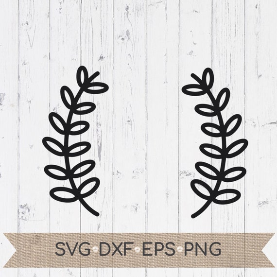 Download Vine Svg Laurel Vine Wreath Cut File Vine Cricut Cut File Etsy PSD Mockup Templates