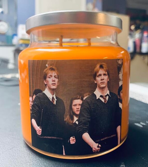 Weasley Twins Candle Glitter Melting Candle Harry Potter Etsy