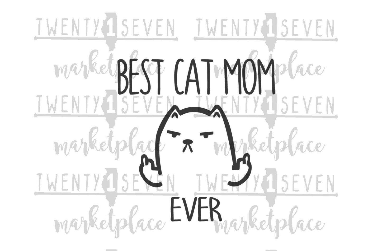 Cat Mom SVG Best Cat Mom Ever Cat Lover Gift Cat Mama | Etsy