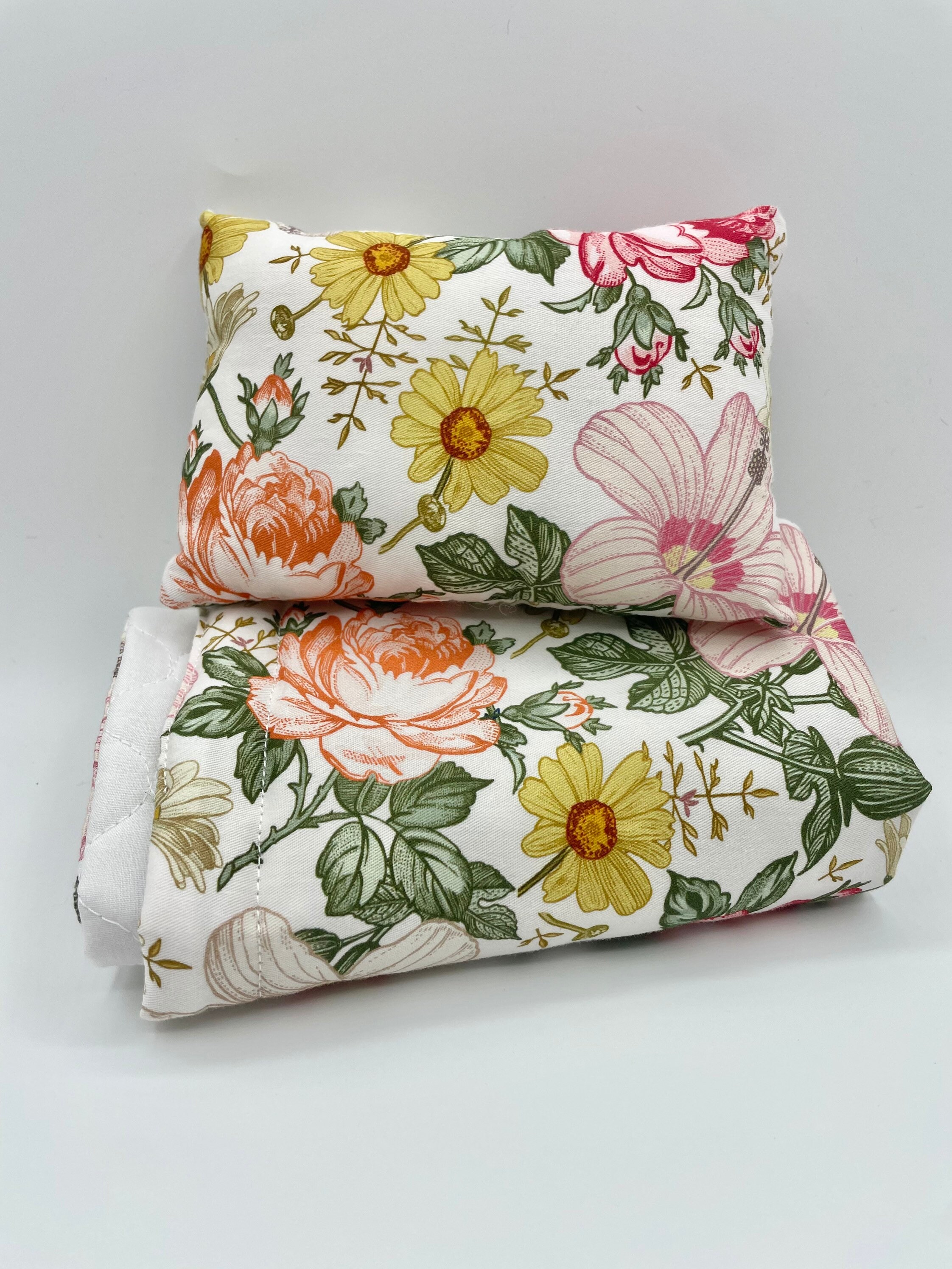 Doll Bed Pillow Blanket Peony Daisy Bed Cot Quilt Kmart - Etsy