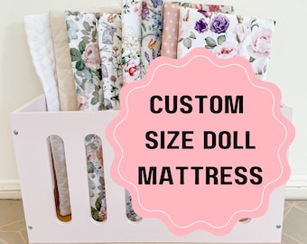 Custom Doll Mattress | Dolls Cot Bedding