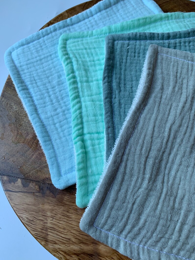 Wash Cloth organic bamboo cotton baby wash bath cloth double | Etsy