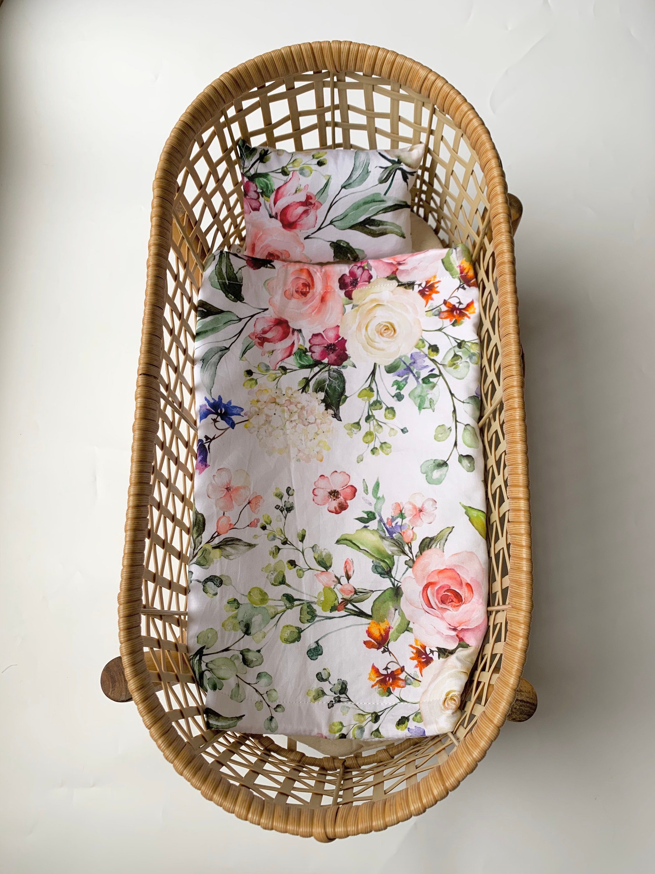 Dolls Bedding Floral Bed Cot Quilt Kmart Planter Hack Etsy Australia