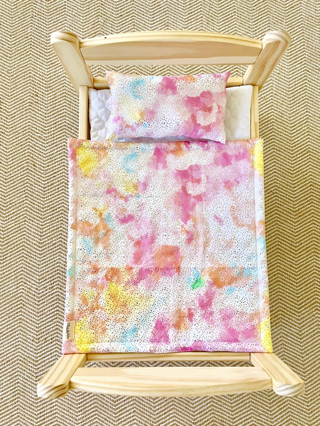 Glitter Ikea Doll Bed Bedding, Doll Bed Set Etsy