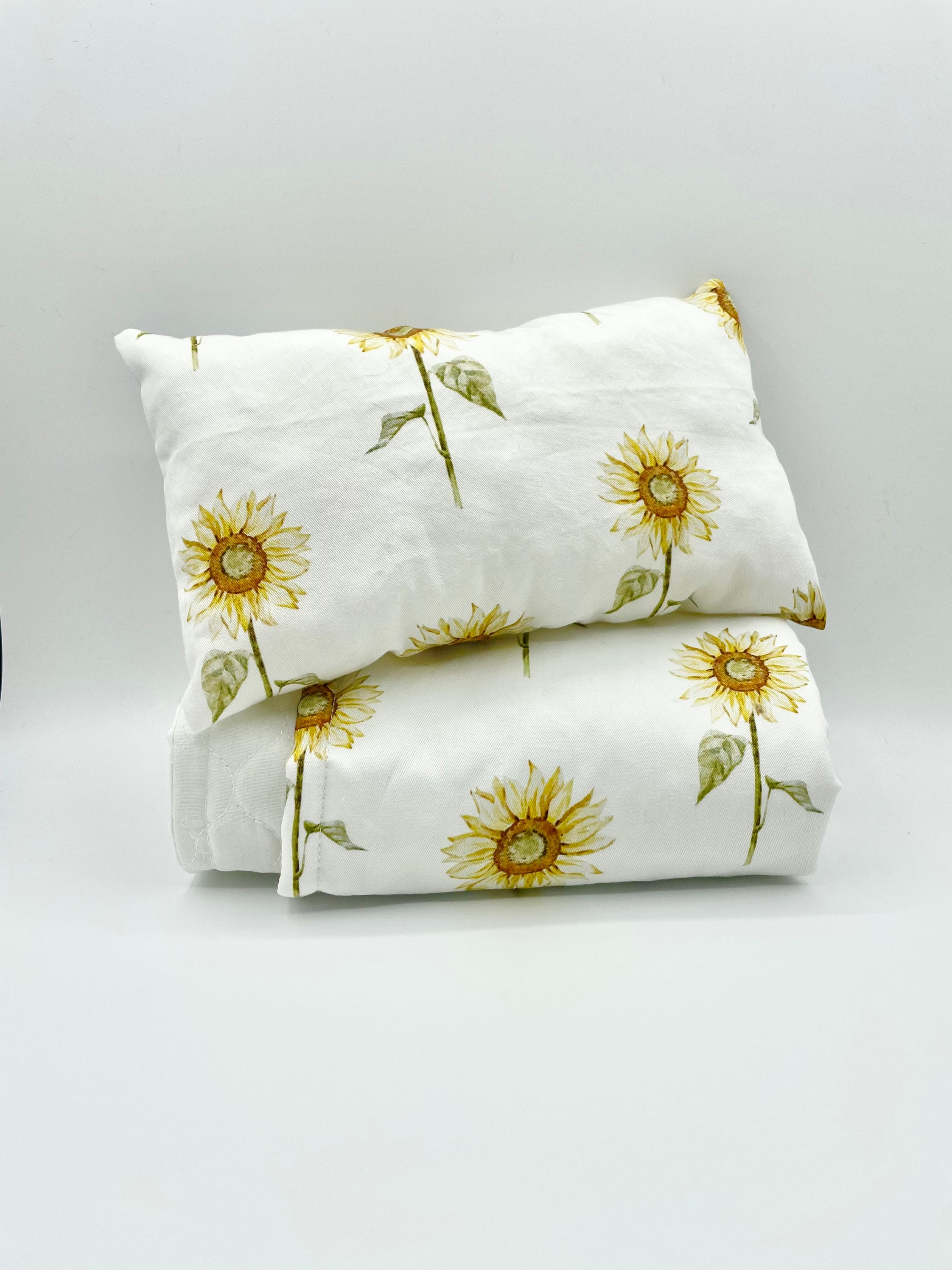 Doll Bed Bedding Sunflower Cot Quilt 