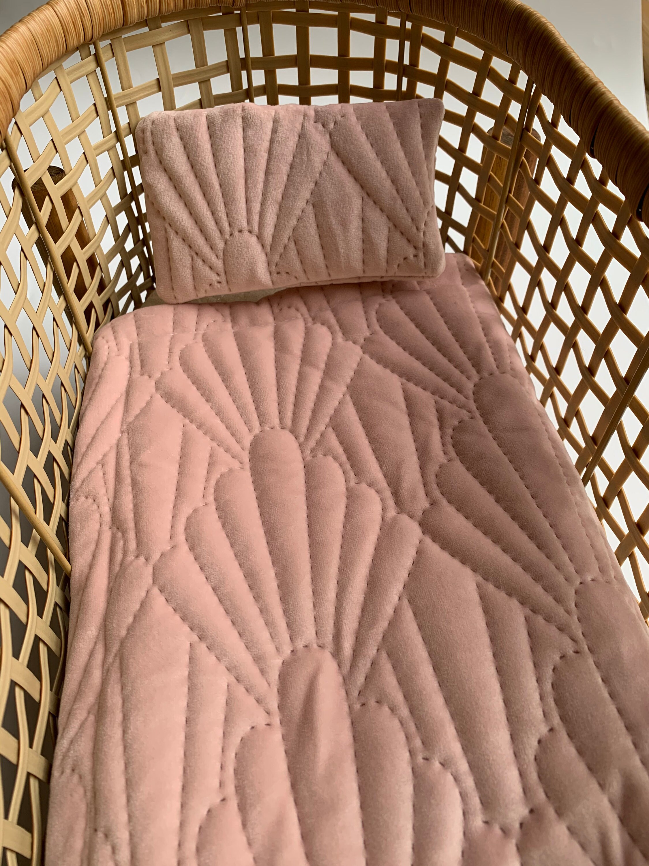 Dolls Bedding Dusty Pink Bed Cot Quilt Kmart Planter Hack Etsy