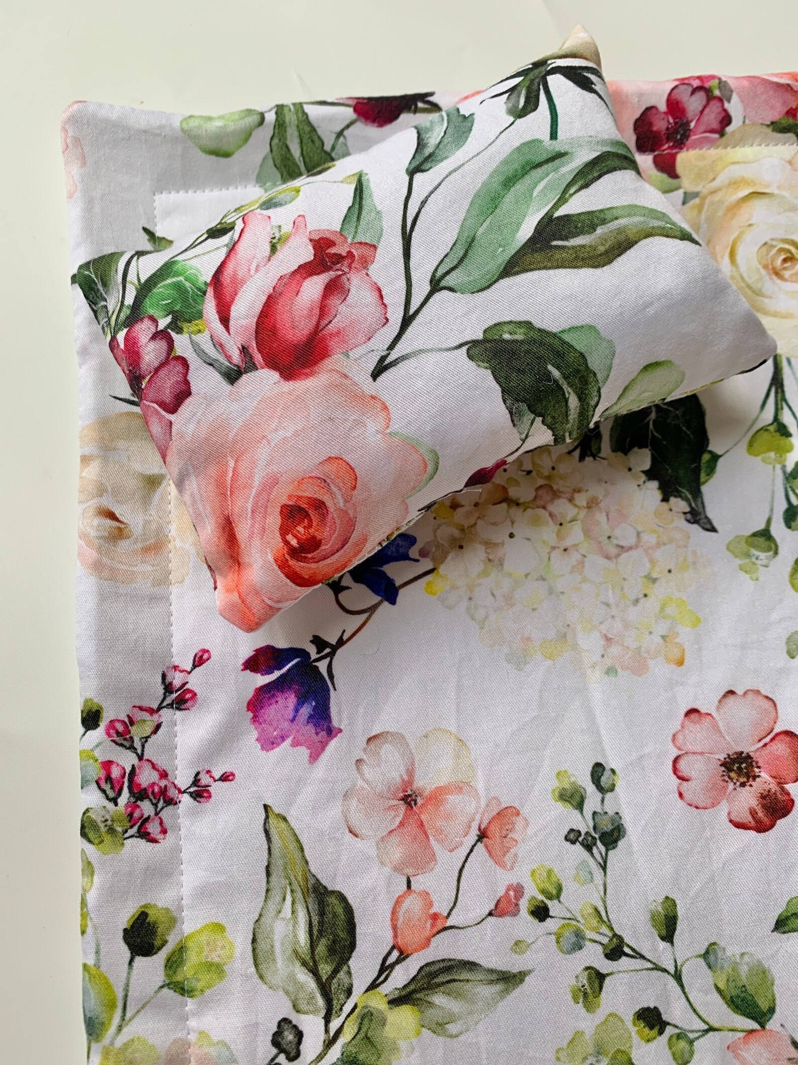 Dolls Bedding Floral Bed Cot Quilt Kmart Planter Hack Etsy Australia