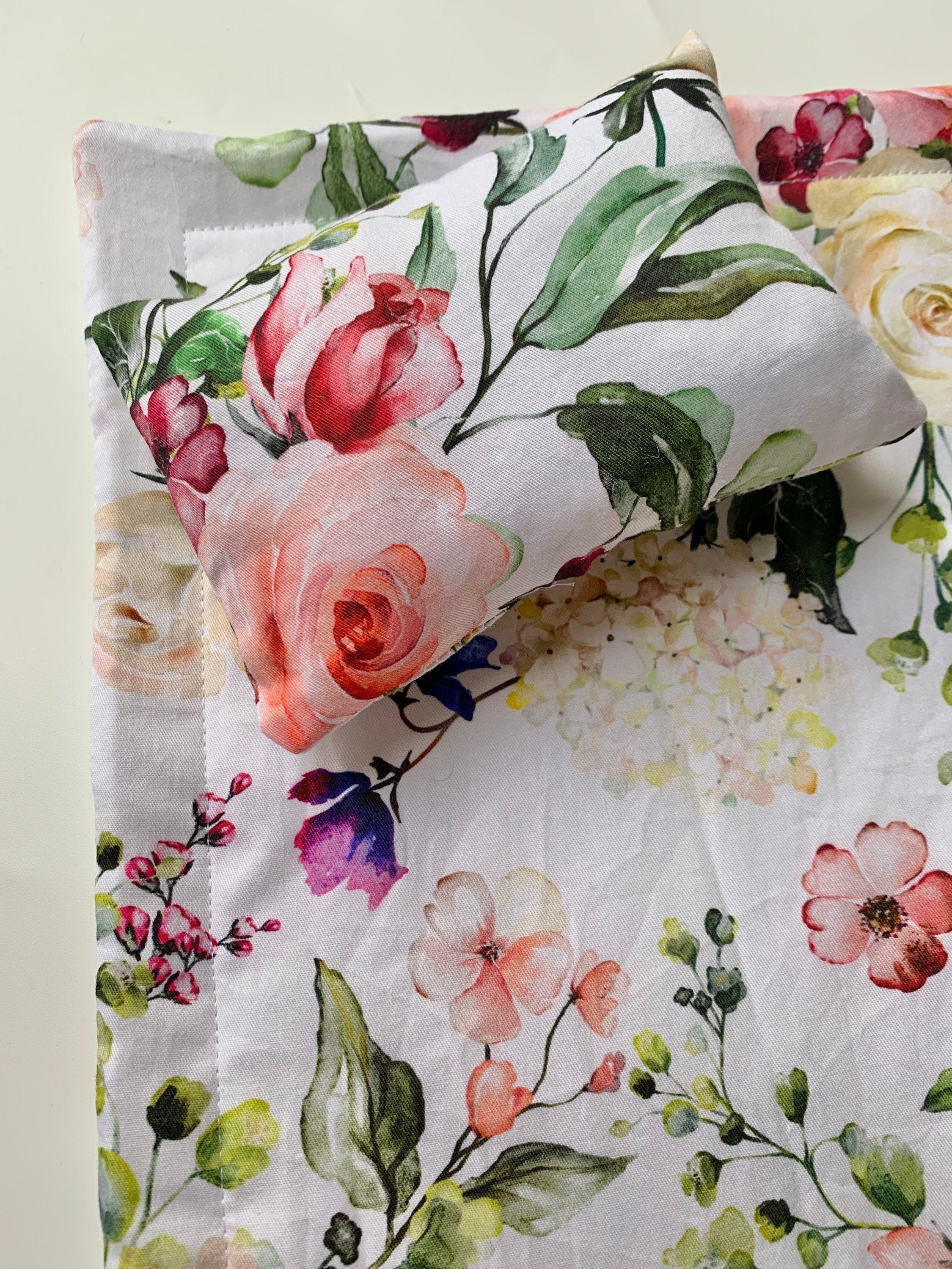 Dolls Bedding Floral Bed Cot Quilt Kmart Planter Hack Etsy Australia