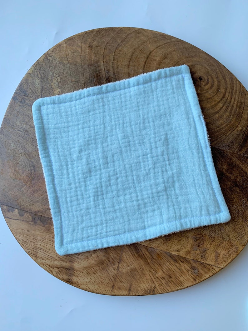 Wash Cloth organic bamboo cotton baby wash bath cloth double Etsy