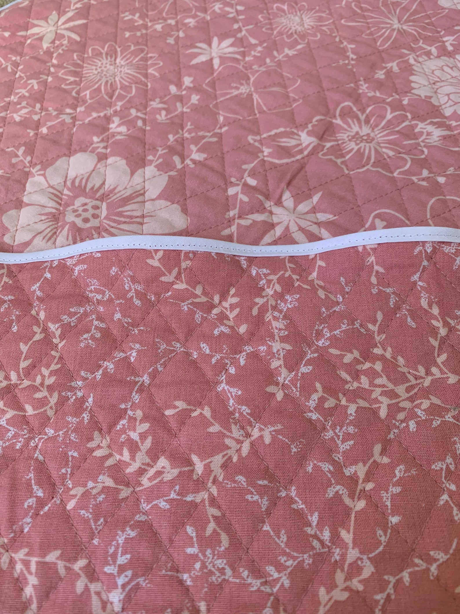 Pink Cotton Cot Quilt Baby Girl Blanket Cot Quilt Cot Doona Etsy Australia