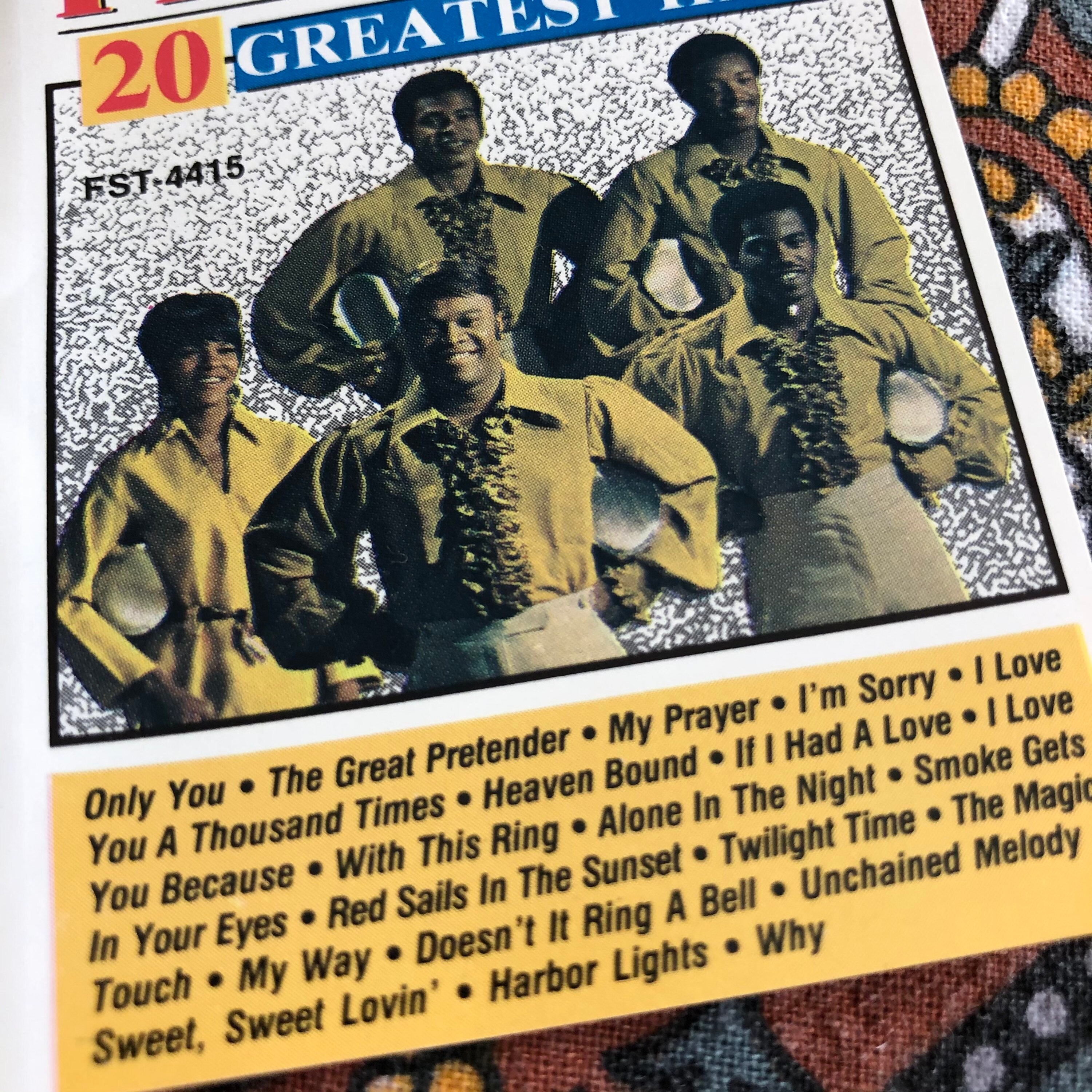 1950s recording The Platters Greatest Hits Classic LP 1990 Etsy