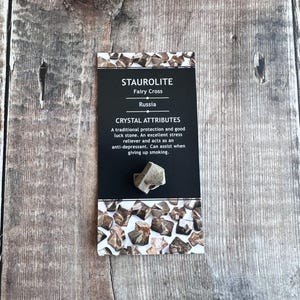 Staurolite / fairy cross crystal specimen