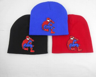 Spiderman Beanie - Etsy