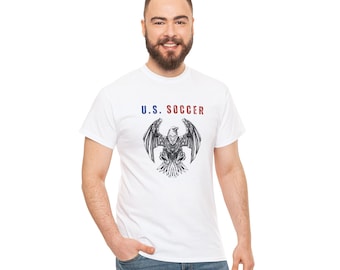 Camiseta hecha por fanáticos del fútbol de EE. UU., camiseta de fútbol de EE. UU.