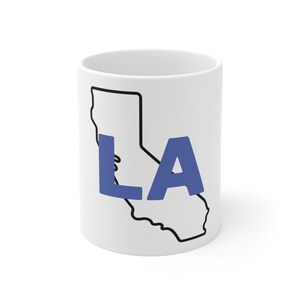 LA Coffee Mug, Los Angeles City Mug, Los Angeles Lifestyle Coffe mug,