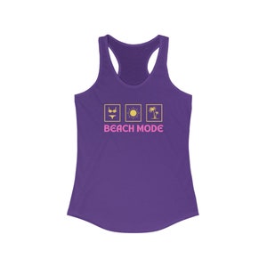 Ideale racerback-tanktop voor dames, tanktop voor strandmodus, tanktop voor dames, zomertanks