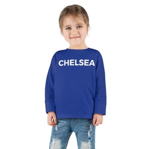 Chelsea Toddler Long Sleeve Tee, Chelsea FC Todder Tee, Chelsea Merch