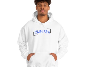Sudadera con capucha del Chelsea FC, unisex, de mezcla de algodón grueso