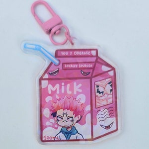 The Disgraceful One Milk Carton Charm