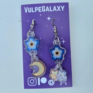 Xavier Love and Deep Space Dangle Earrings