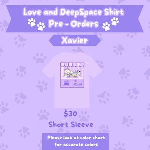 Pre- Order Love and Deep Space Cat Shirts