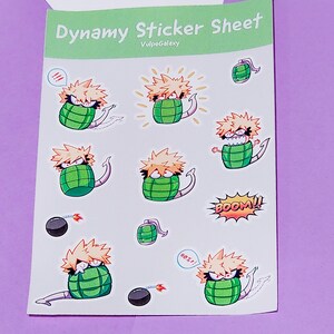 Dynamy Sticker Sheet