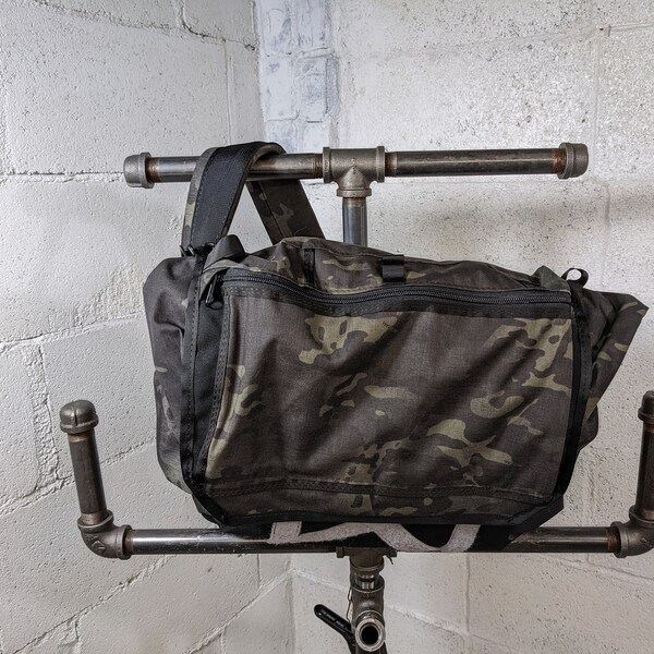 Black Messenger Bag Etsy