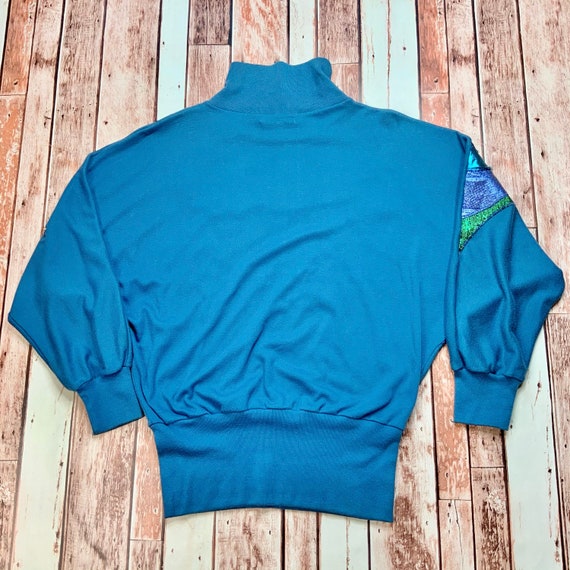 Shirt - turtleneck - sweatshirt - vintage 1990s p… - image 4