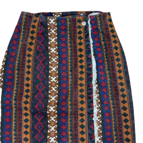 Denim Vintage Southwest Western Long Skirt Skirt … - image 2