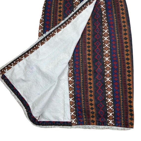 Denim Vintage Southwest Western Long Skirt Skirt … - image 3