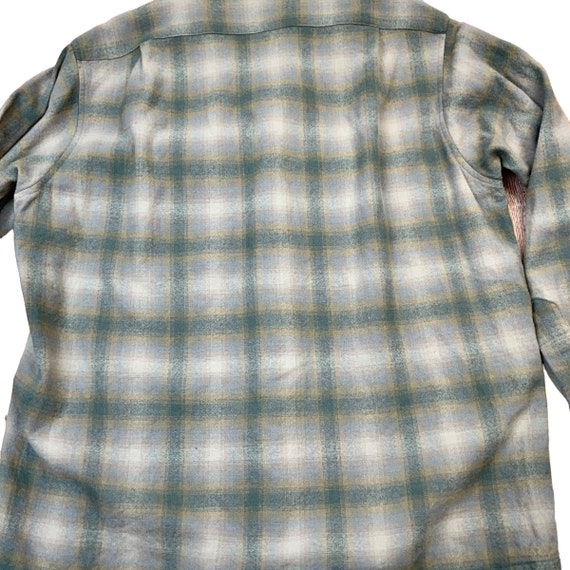 Vintage 50's Pendleton Wool Shacket Jacket Blue A… - image 6
