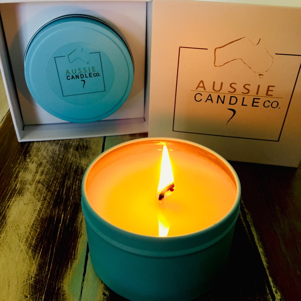 Aussie Candle Co Scented Soy Candles Gift Set Lemon Twist Etsy